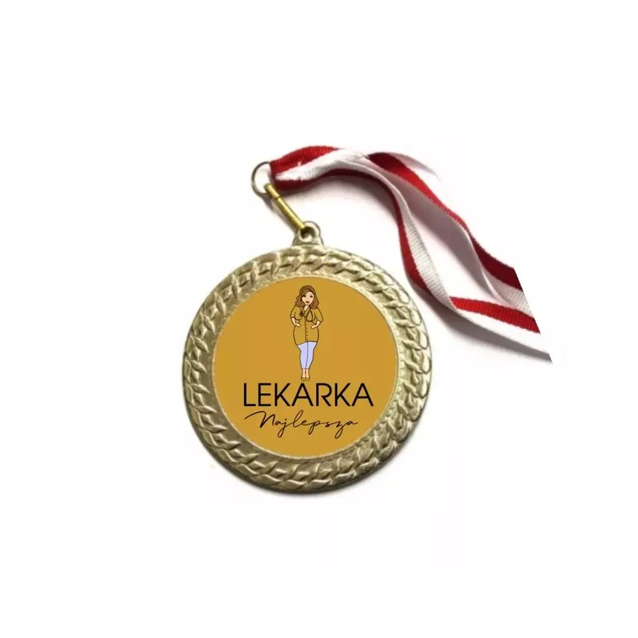 MEDAL lekarka lekarz podziękowanie studia emerytka